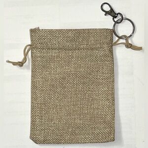 Drawstring Bag with Clip Key ring